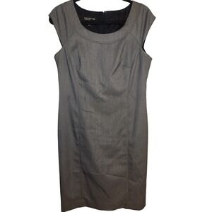 Jones New York Collection‎ Gray Sleeveless Career Office Dress
